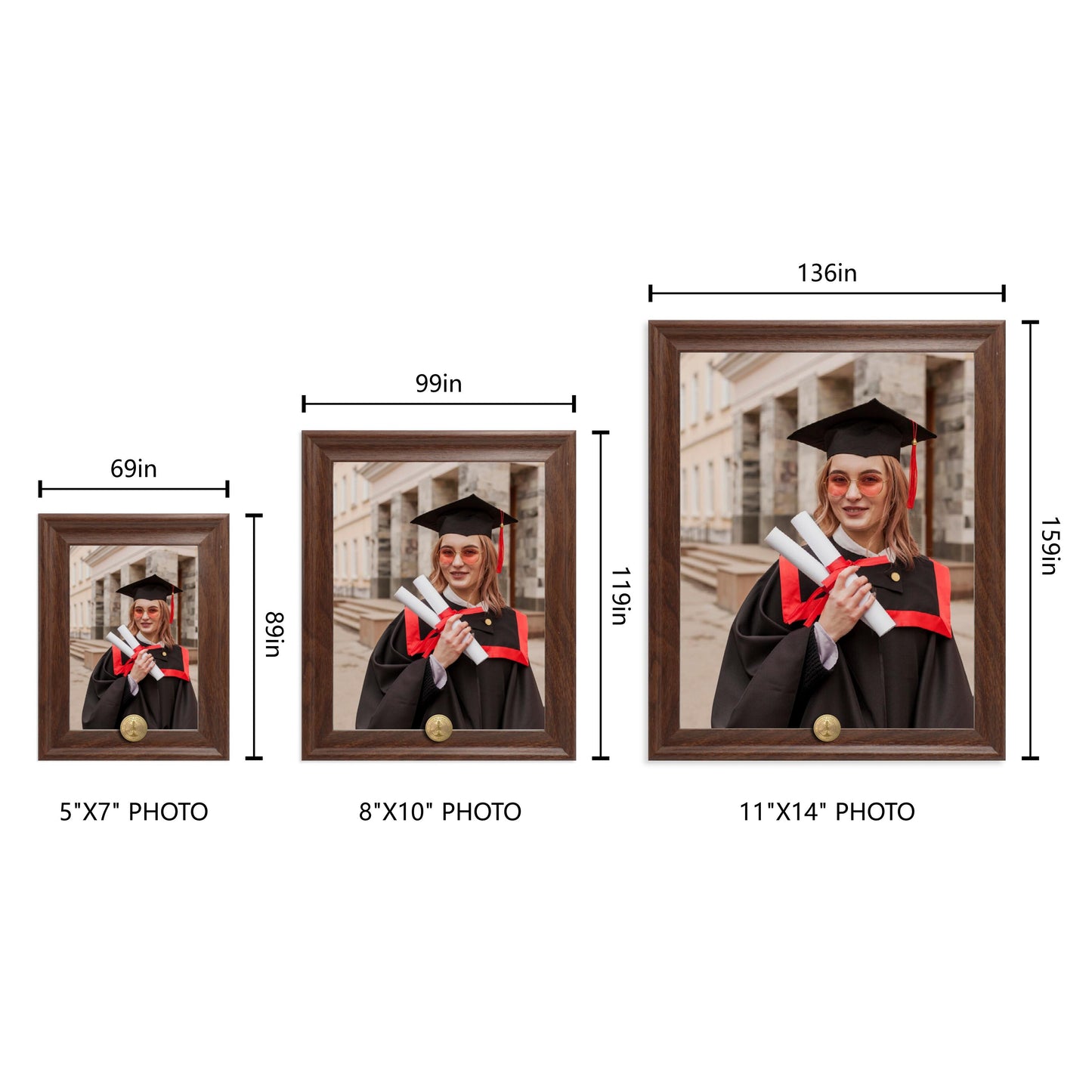 Custom Picture Frame Photo Frame Embellished Gift for Wall and Tabletop Display
