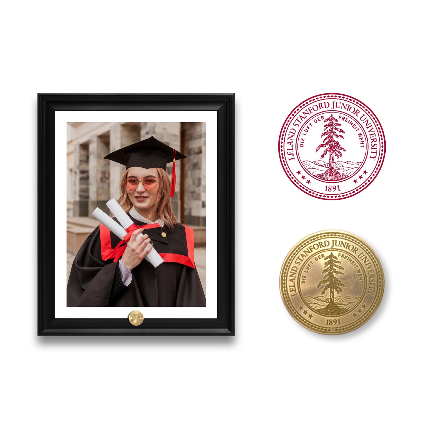 Custom Picture Frame Photo Frame Embellished Gift for Wall and Tabletop Display