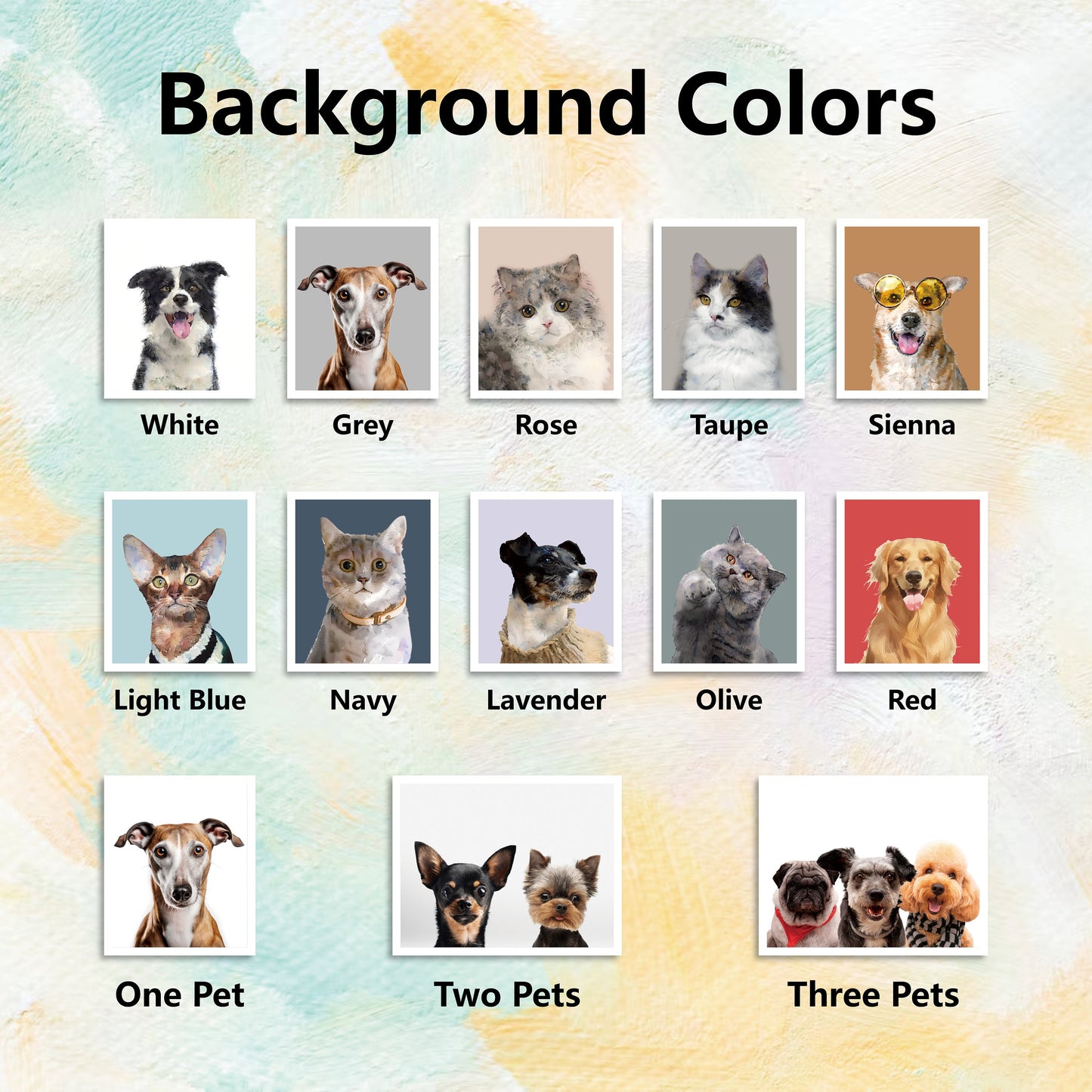 Captivating Canine Art: Custom Dog Painting & Pet Memorial - Personalized Pet Portrait, Pet Loss, Watercolor Artwork